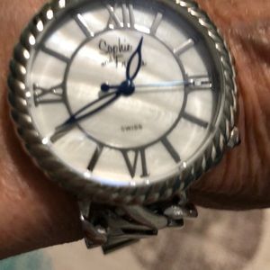 Sophie and frida silver Swiss watch